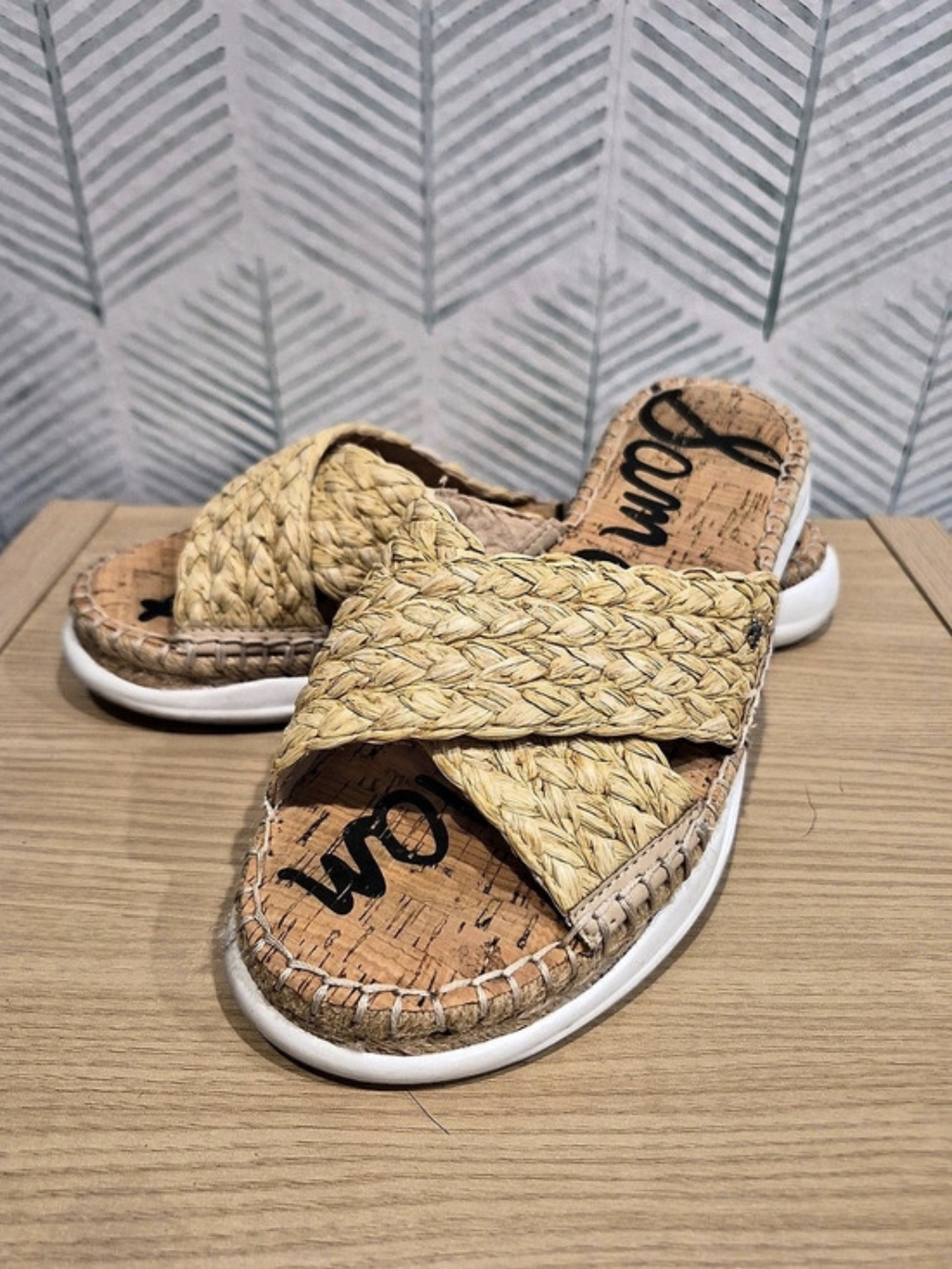 Sam Edelman Woven Slide Sandals US 9